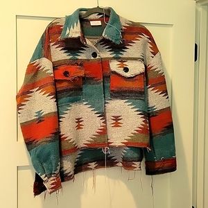 Pink Lily shacket,M,NWOT